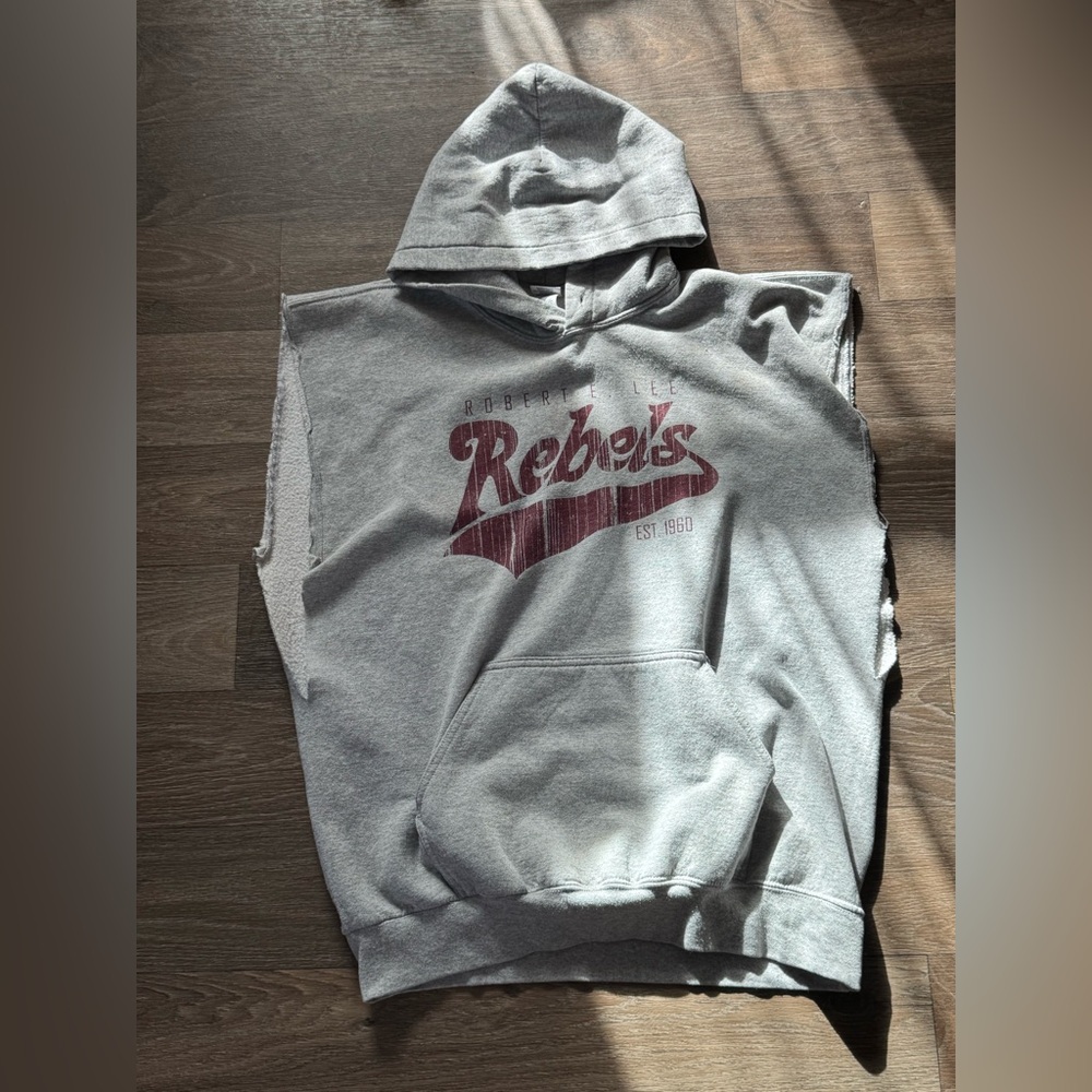 Gildan Gray Lee High Rebels Large Hoodie